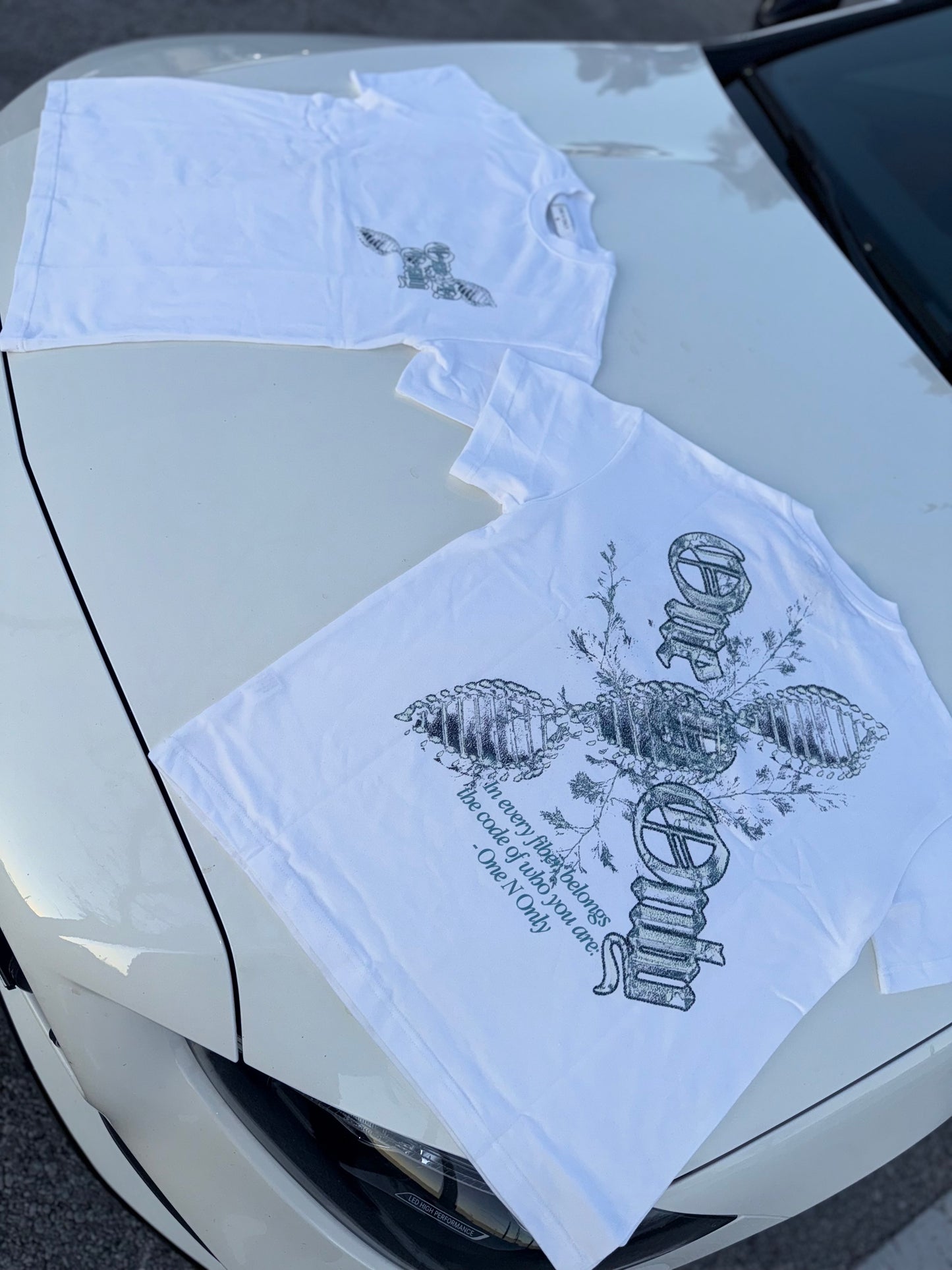 One N Only White Baby Blue DNA T